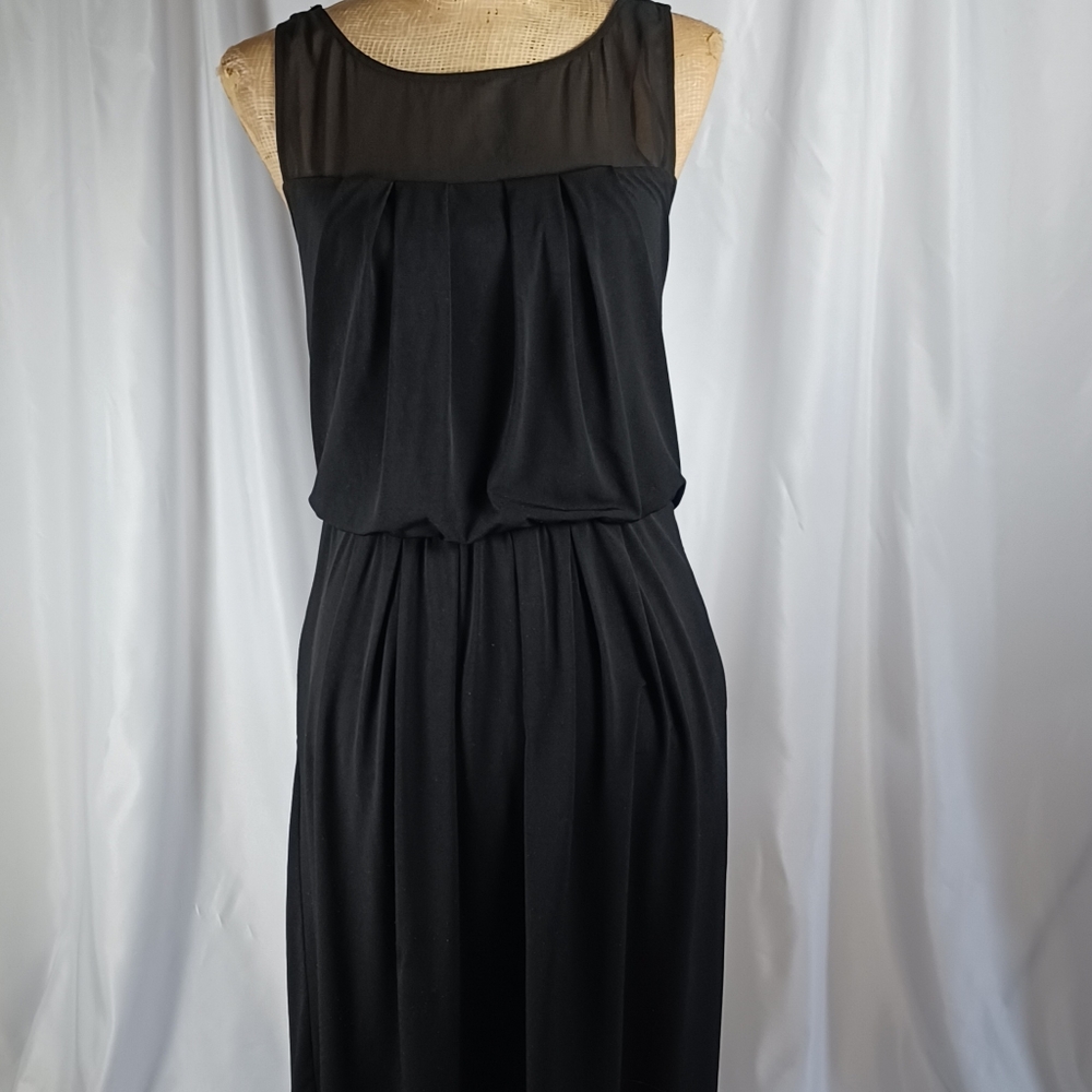 Black Vince Camuto Midi Dress, Size 6